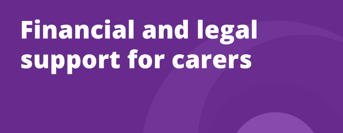 Finance Legal Support Caring For Carers Panel